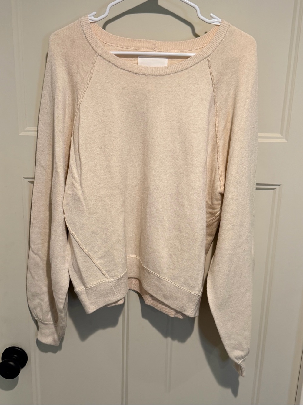 NWT Aerie Classic Cream Women's Super Soft Oversized Sweatshirt - XS